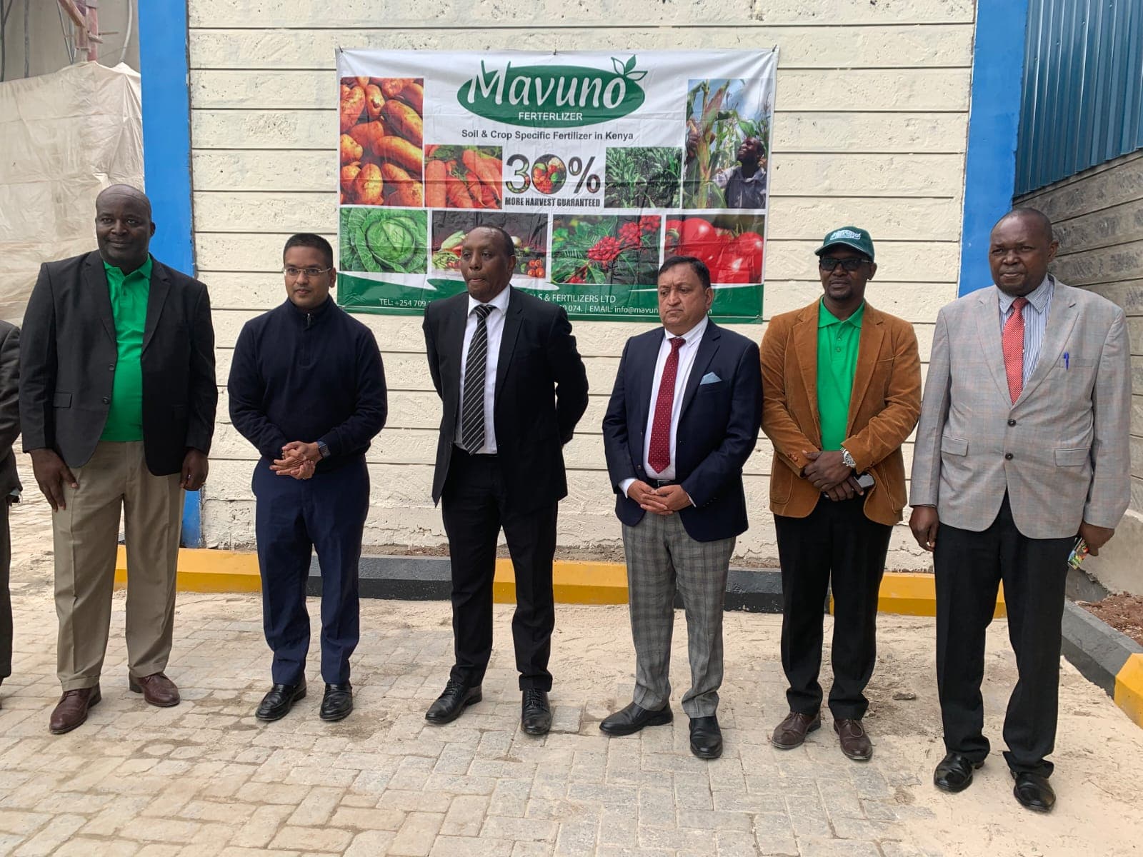 Stakeholder briefing at Mavuno Fertilizer — Athi River, Machakos County, 2021